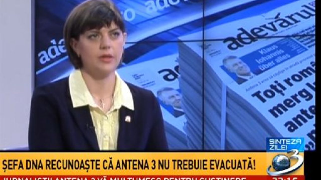 Antena 3 A Trucat Un Interviu Cu Kovesi Sefa Dna Denunta
